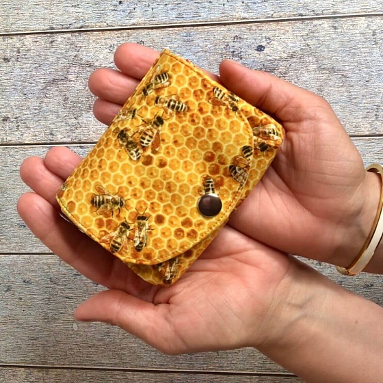 Текстильный клатч или кошелек