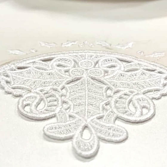 Мастер-класс по созданию салфетки с кружевным уголком в технике ришелье