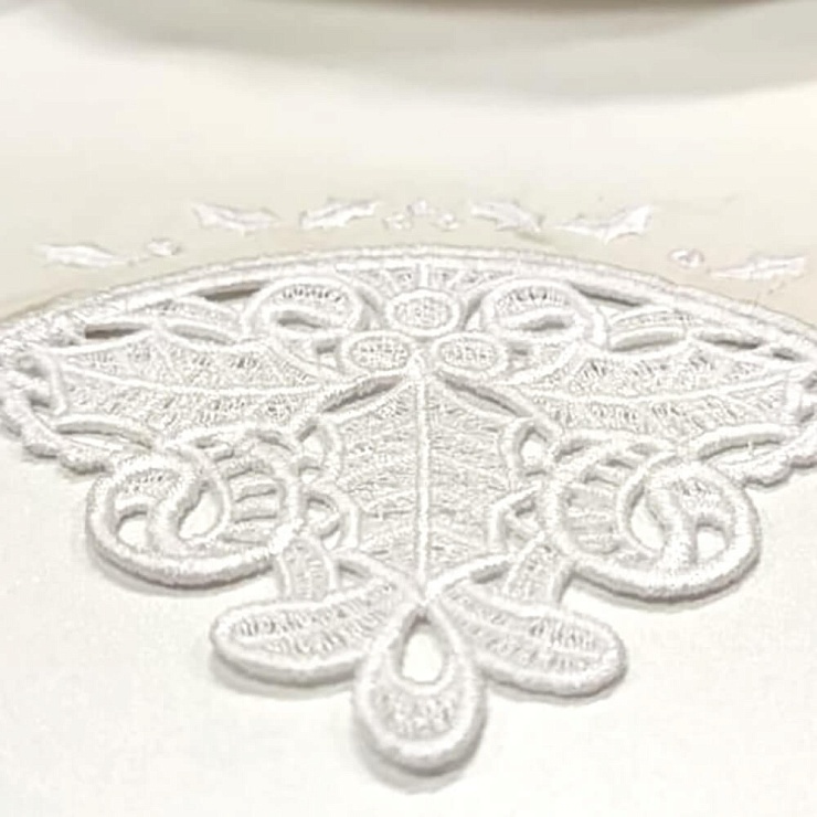 Мастер-класс по созданию салфетки с кружевным уголком в технике ришелье