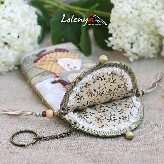 Футляр для очков в технике японского пэчворка