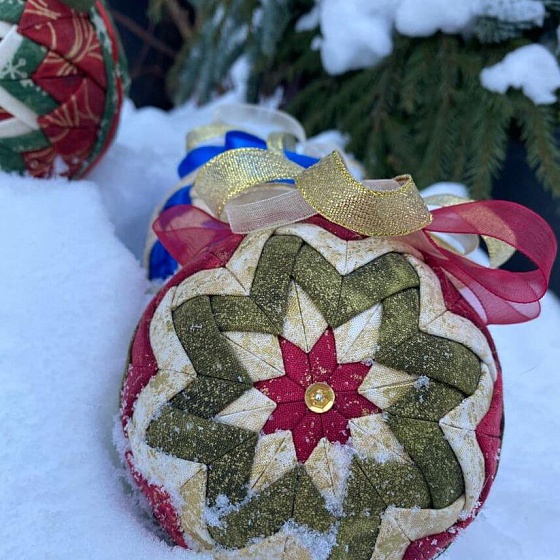 Мастер-класс по созданию игрушки на елку «Новогодний шар»