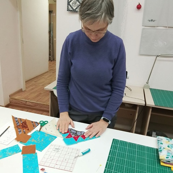 Мастер-класс по созданию лоскутного блока «Праздничная корзинка»