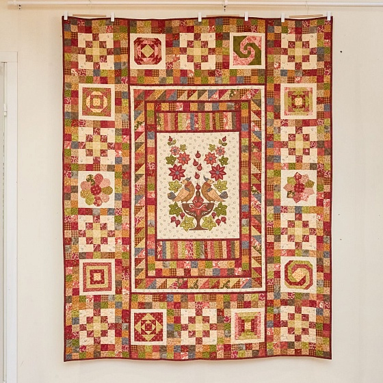 Лоскутное одеяло: подбор цвета, выполнение техник и сборка