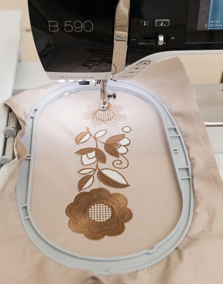 Машинная вышивка 1 уровень: основы и базовые техники