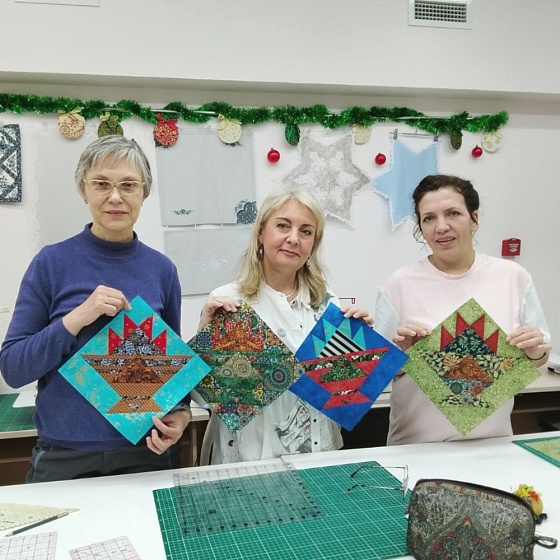 Мастер-класс по созданию лоскутного блока «Праздничная корзинка»