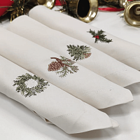 Мастер-класс «Комплект салфеток с вышивкой»