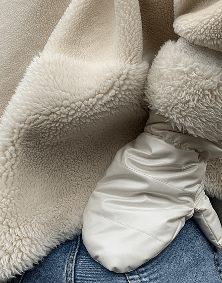 Варежки с утеплителем