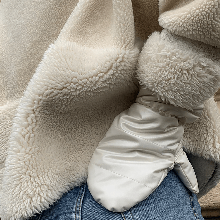 Варежки с утеплителем