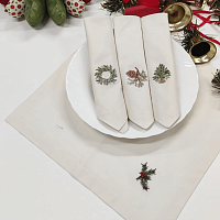 Мастер-класс «Комплект салфеток с вышивкой»