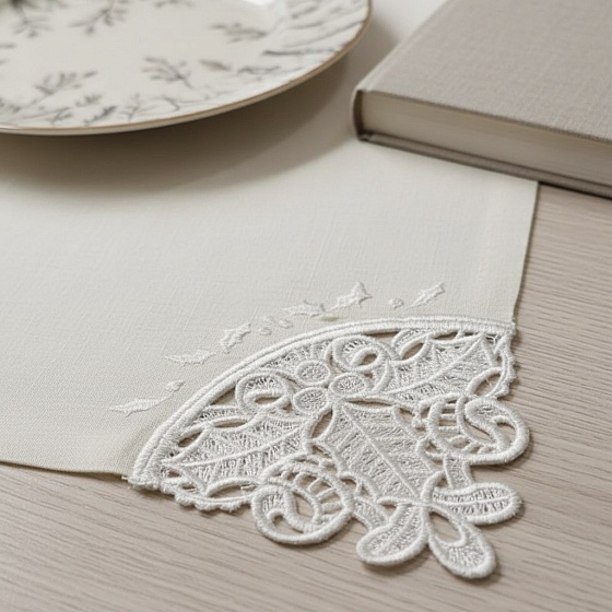 Мастер-класс по созданию салфетки с кружевным уголком в технике ришелье