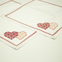 Мастер-класс «Комплект салфеток с вышивкой»