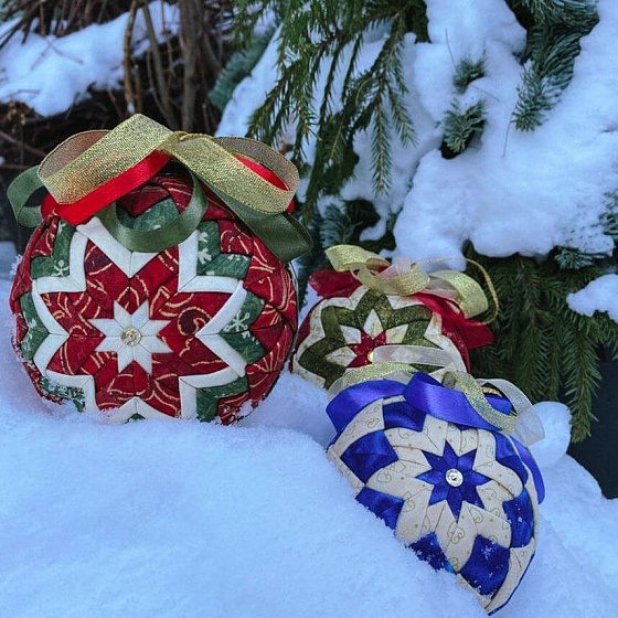 Мастер-класс по созданию игрушки на елку «Новогодний шар»