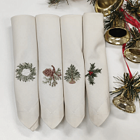 Мастер-класс «Комплект салфеток с вышивкой»