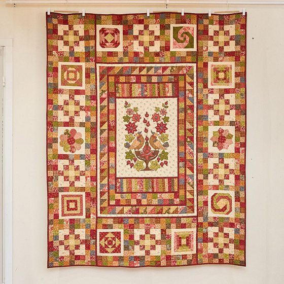 Лоскутное одеяло: подбор цвета, выполнение техник и сборка