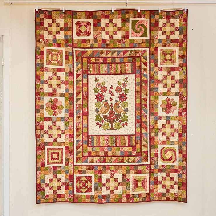 Лоскутное одеяло: подбор цвета, выполнение техник и сборка