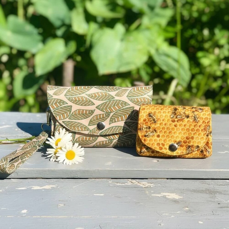 Текстильный клатч или кошелек