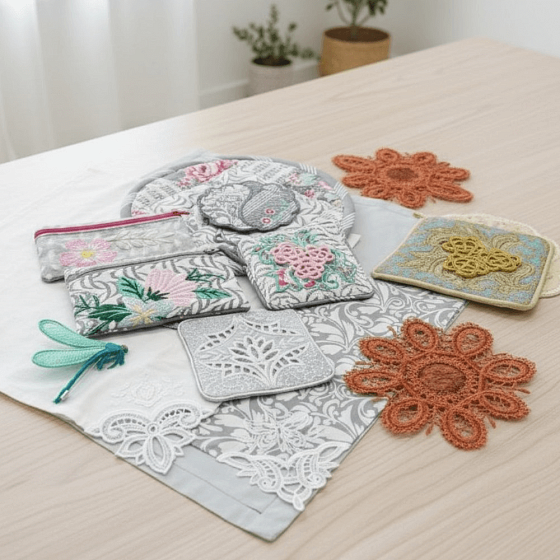 Машинная вышивка 2 уровень: сложные и продвинутые техники