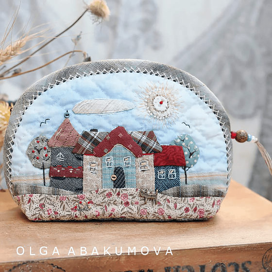 Косметичка «Солнце, небо, кот»