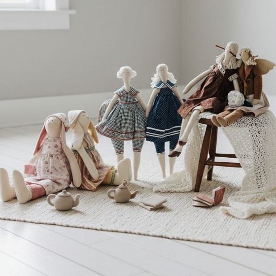 Куклы в стиле Тильда: конструирование и создание образа