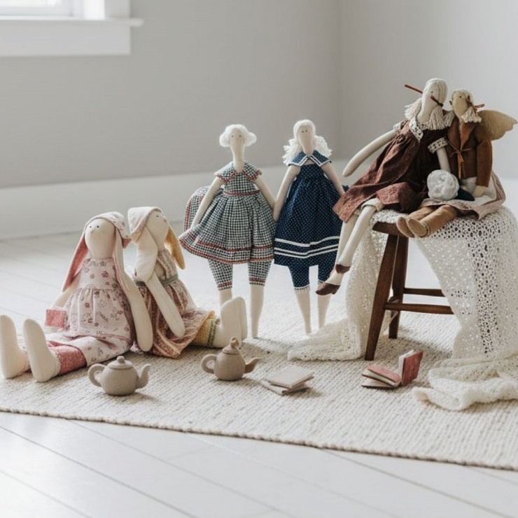 Куклы в стиле Тильда: конструирование и создание образа