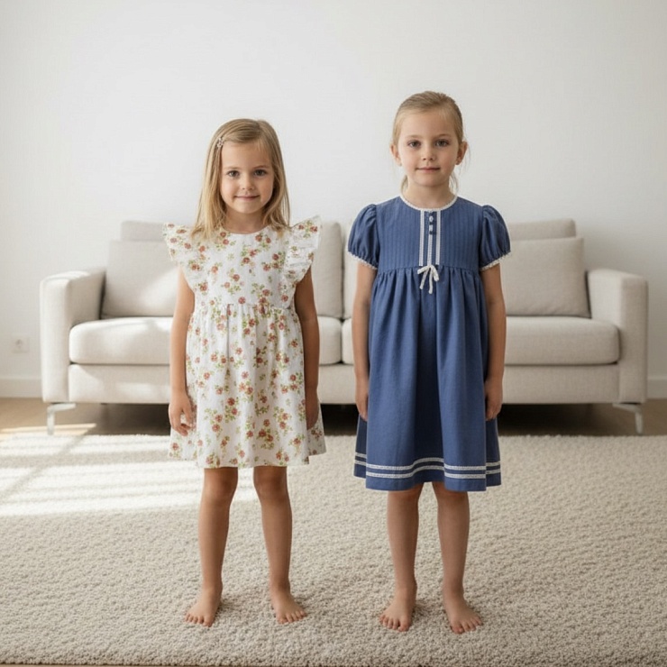 Детское платье: моделирование и пошив