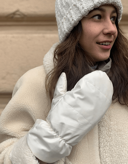 Варежки с утеплителем