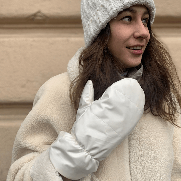 Варежки с утеплителем